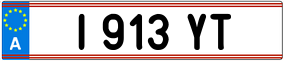 Truck License Plate